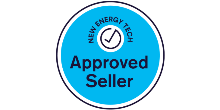 New Energy Tech Approved Seller badge